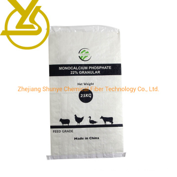 25kg Rice PP Woven Polypropylene Sack Animal Feed Packaging Bag